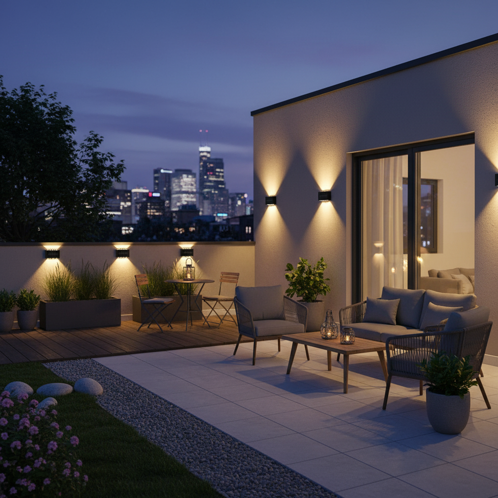 Luz LED Solar Flotante Exterior